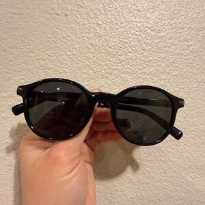 Coach Black Round Sunglasses